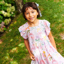 Load image into Gallery viewer, ELSIE DRESS- LAVENDER BOWS