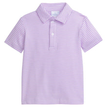 Load image into Gallery viewer, LAVENDER STRIPE POLO