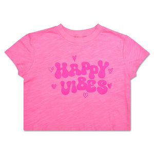 HAPPY VIBES BOXY TEE