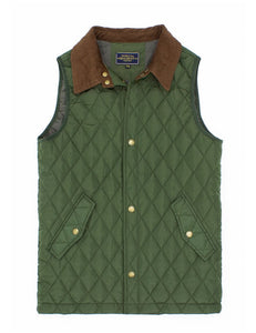 BEAUMONT VEST- OLIVE