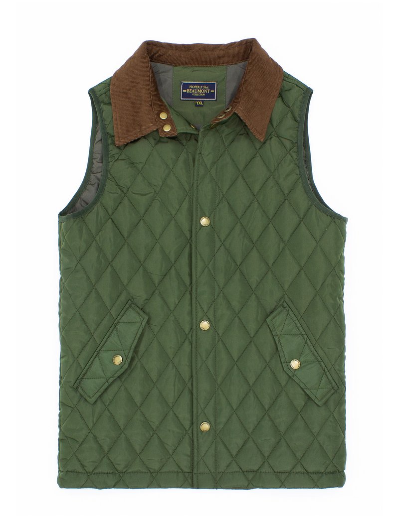 BEAUMONT VEST- OLIVE