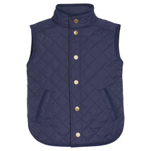 Load image into Gallery viewer, CLASSIC QUILTED VEST- NAVY