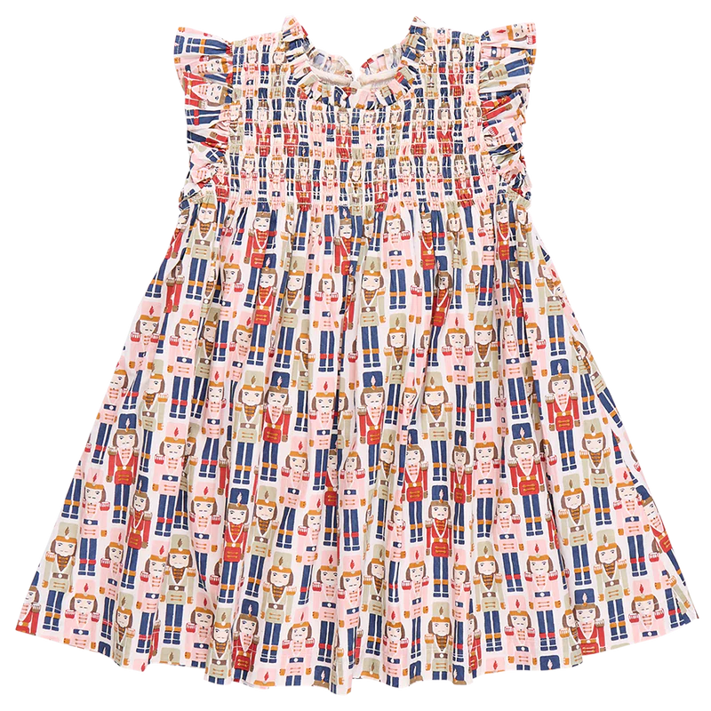 STEVIE DRESS- VINTAGE NUTCRACKER