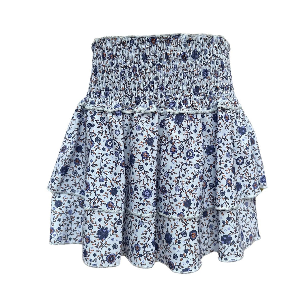 SCOTTIE SKIRT- FORGET ME NOTS