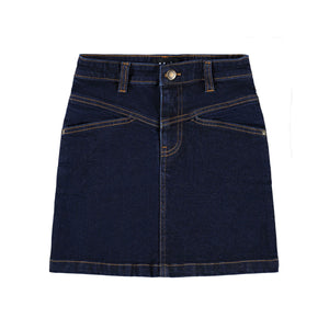 BAJI SKIRT- RAW BLUE