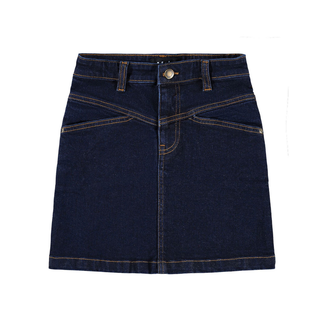 BAJI SKIRT- RAW BLUE