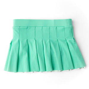 ACTIVE PLEATED SKIRT- GREEN