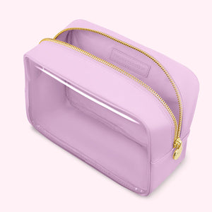 CLEAR LARGE POUCH- GRAPE