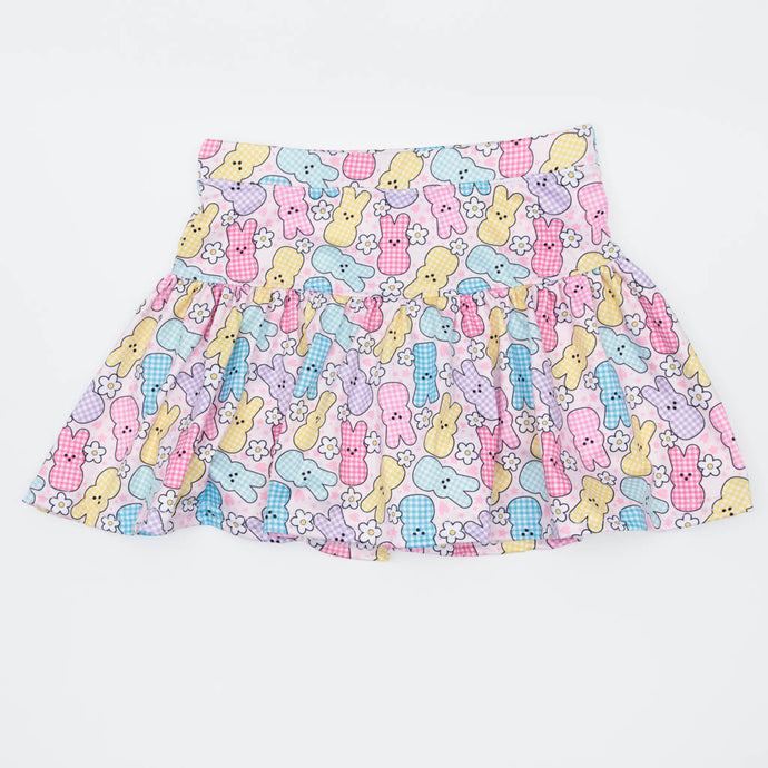 TENNIS SKORT- GINGHAM BUNNY