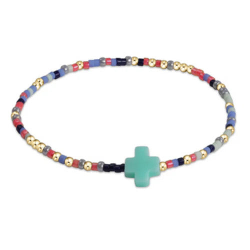 UNWRITTEN CROSS BRACELET- CRABBY