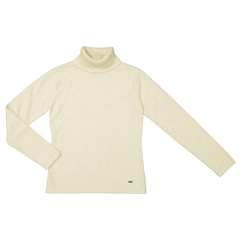 IVORY KNITTING TURTLENECK