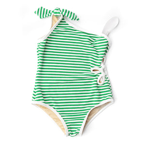 GREEN STRIPE DAISY ONE PC