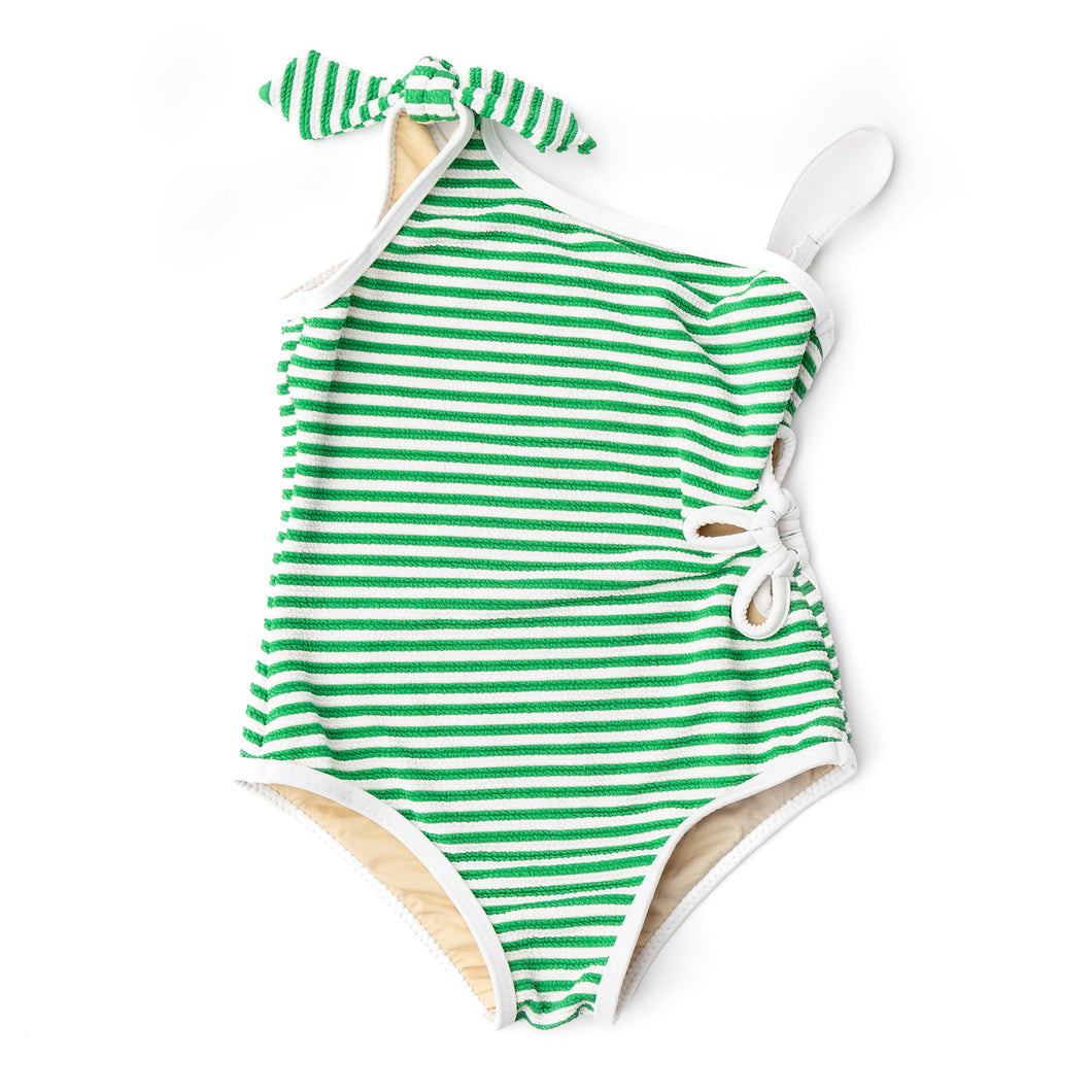 GREEN STRIPE DAISY ONE PC