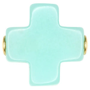 CROSS NECKLACE- MINT