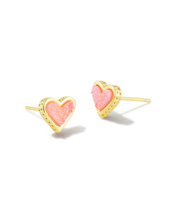 ARI STUDS- LT PINK