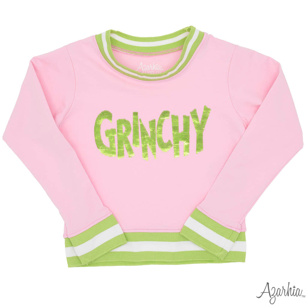 SEQUIN GRINCHY SWEATSHIRT