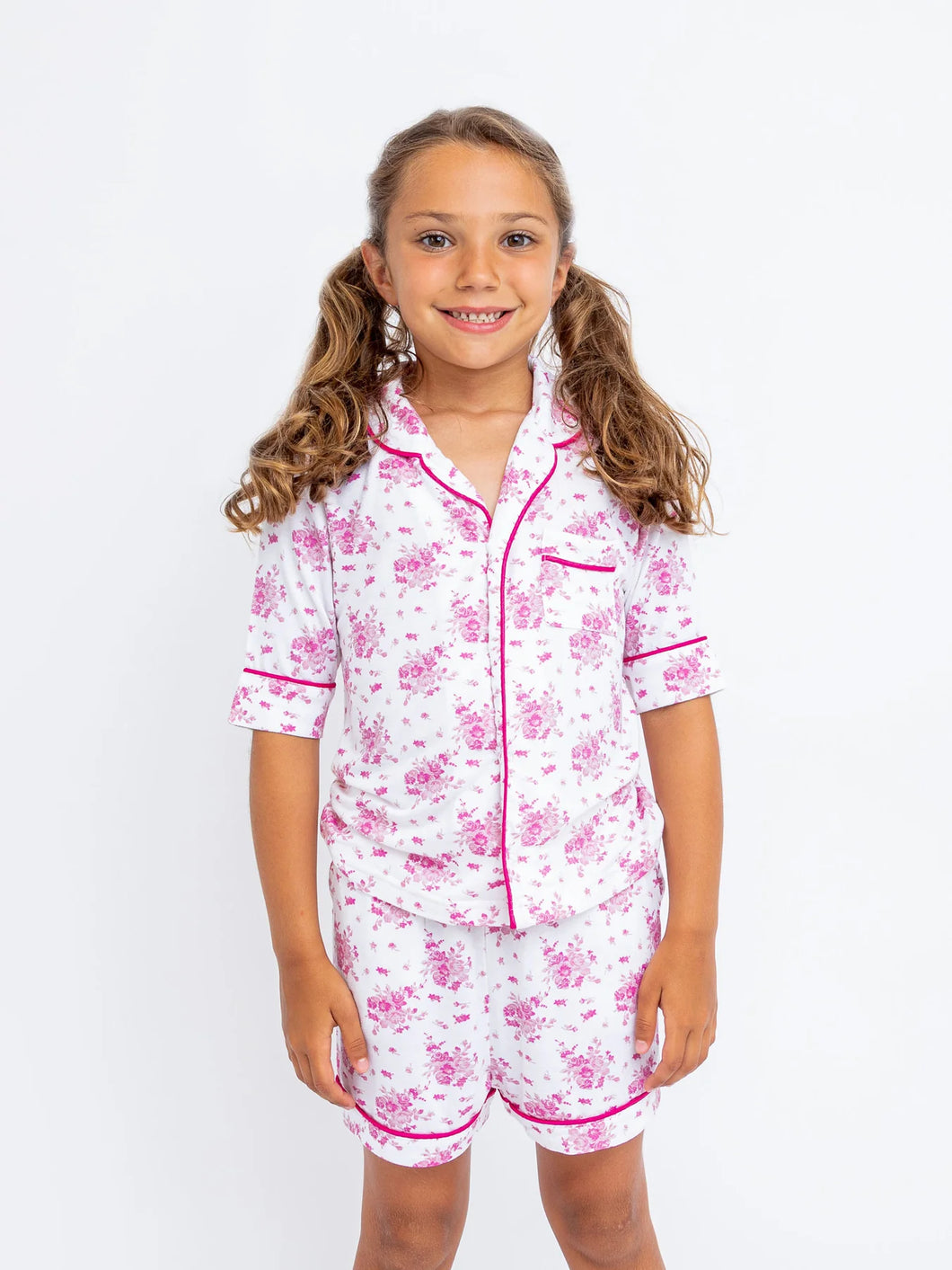 PINK FLOWERS PJ SET