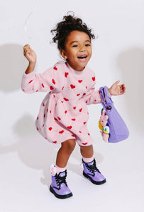 SWEETHEART SWEATER DRESS