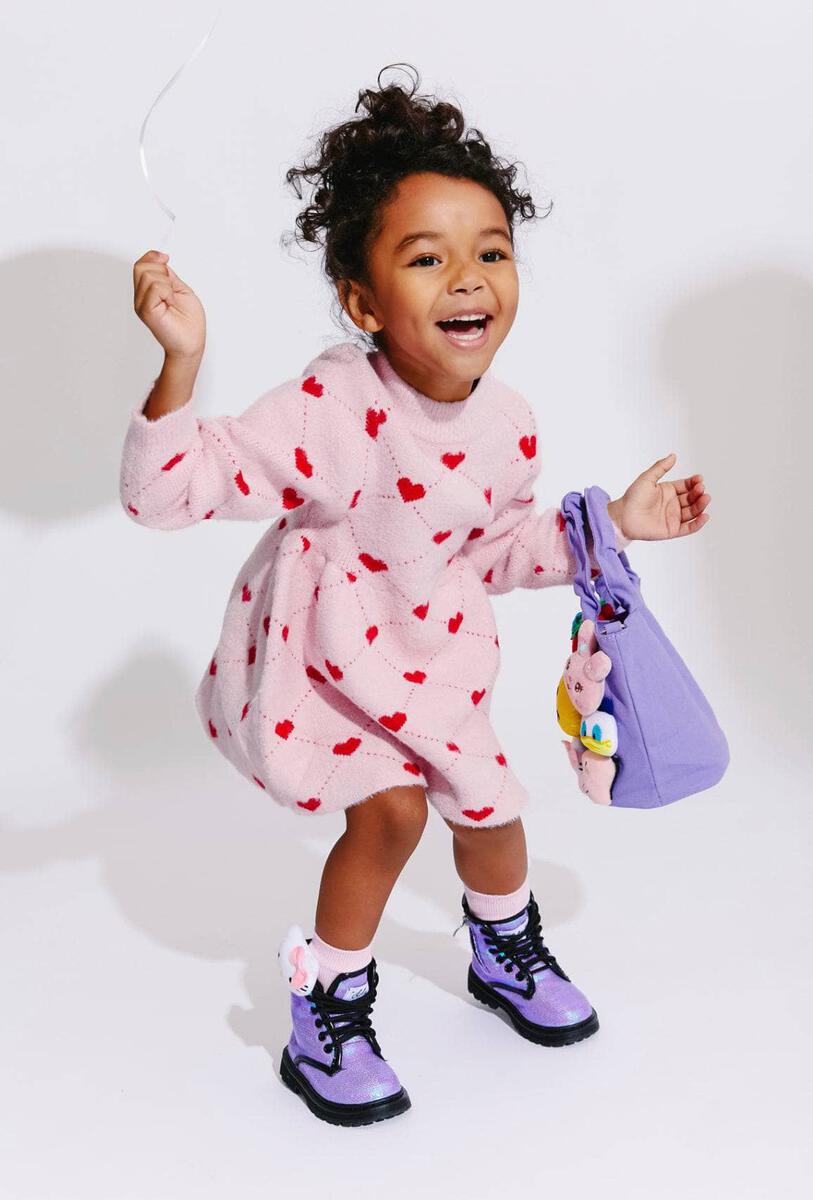 SWEETHEART SWEATER DRESS