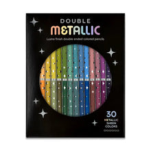 Load image into Gallery viewer, DOUBLE METALLIC COLORED PENCILS