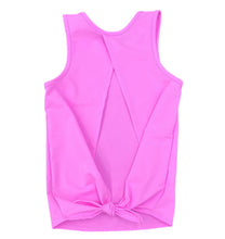Load image into Gallery viewer, TIE BACK TOP- COTTON CANDY