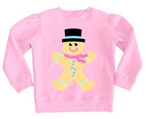 SEQUIN GINGERBREAD SWEATSHIRT