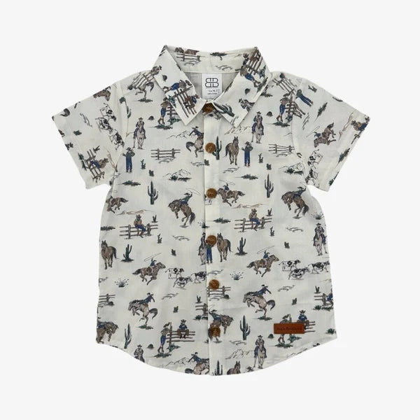NASH BUTTON UP- THE RANCH