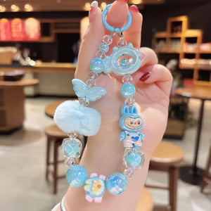 LABUBU KEYCHAIN- BLUE