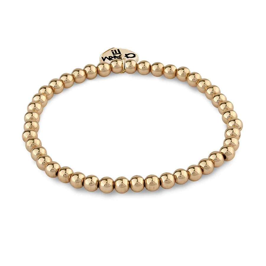 GOLD BEAD BRACELET