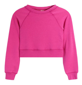 CLOUD CREWNECK- HOT PINK