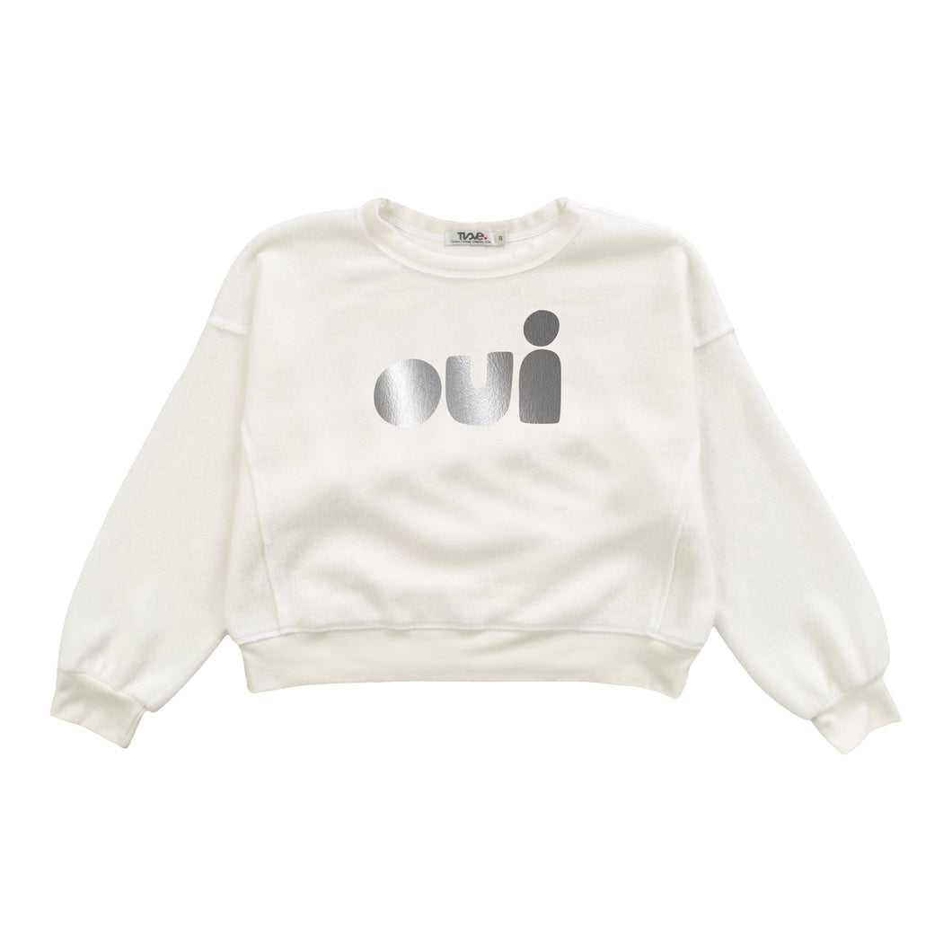 OUI/YES FRENCH TOP - WHITE