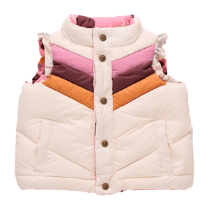 TODDLER REVERSIBLE VEST - CREAM