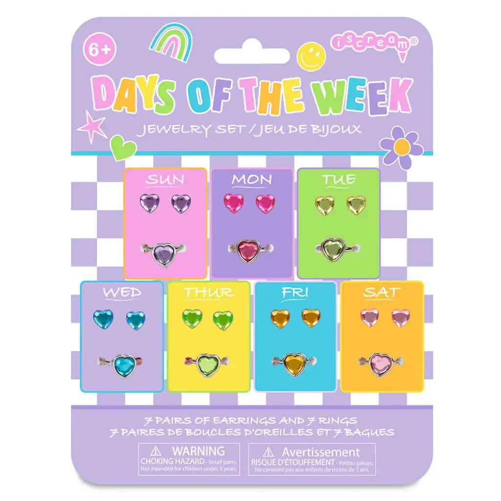 DAYS OF THE WEEK JEWELRY SET
