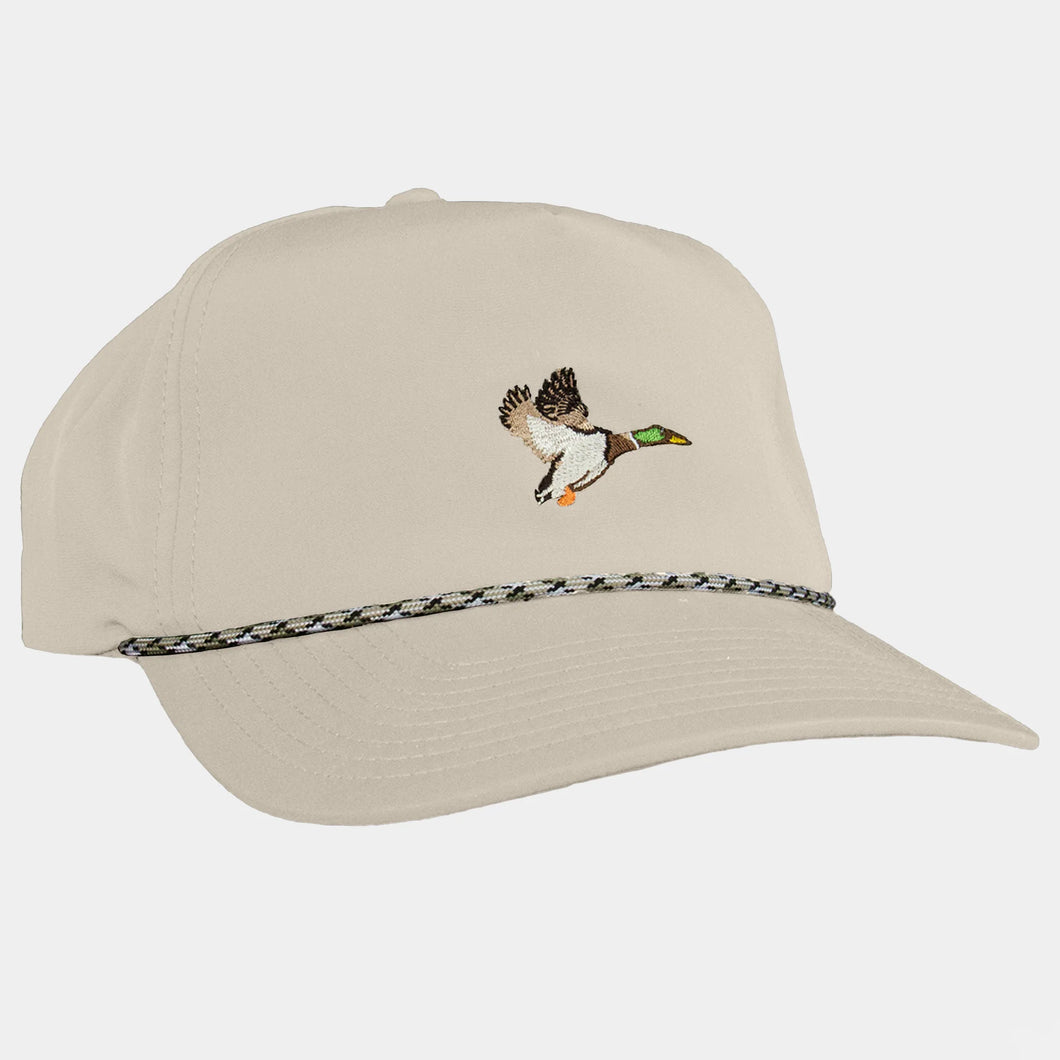 TAN MALLARD ROPE HAT