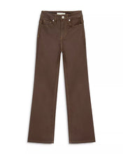 Load image into Gallery viewer, COATED FLARE 5 POCKET PANT