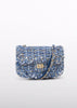 TWEED BAG - BLUE