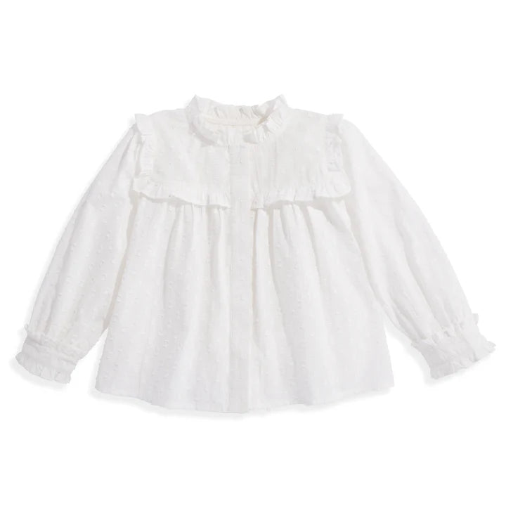 PEASANT TOP- IVORY