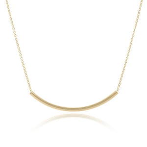 BLISS BAR SMALL GOLD NECKLACE