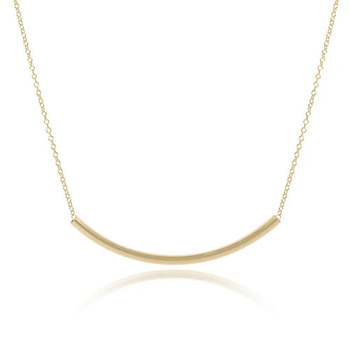 BLISS BAR SMALL GOLD NECKLACE