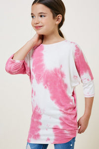 TIE DYE DOLMAN TOP