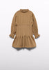 SCUBA DRESS- CAMEL