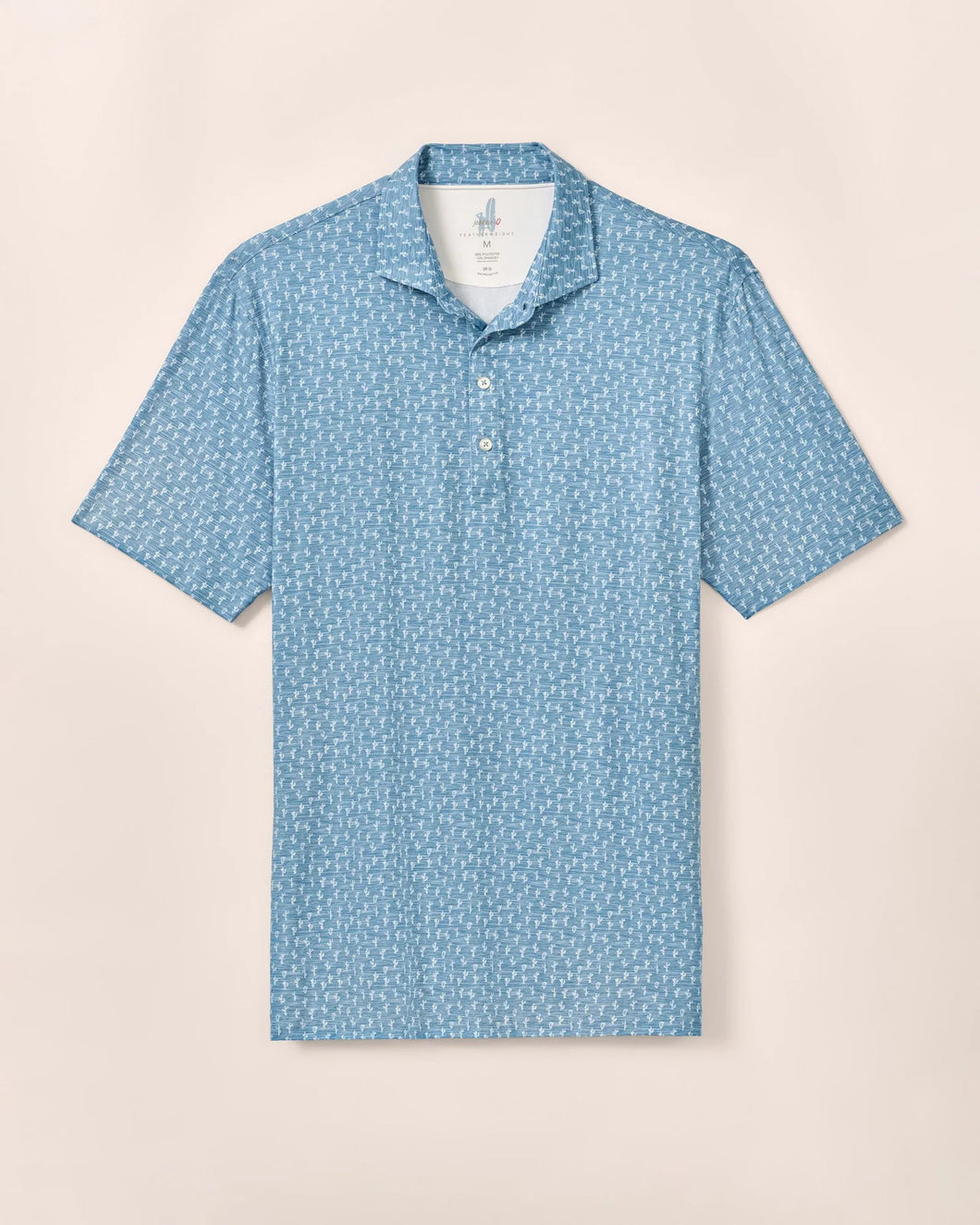 MOJAVE POLO- BARRELS BLUE