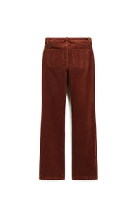 CORDUROY FLARE- BROWN