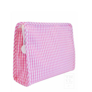 ROADIE MEDIUM- GINGHAM PINK