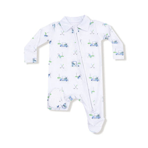 BLUE GOLF CARTS POLO FOOTIE