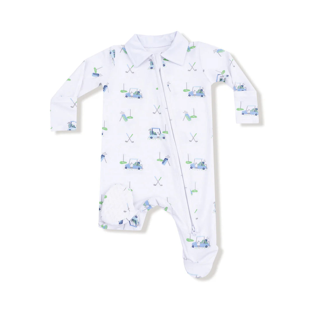 BLUE GOLF CARTS POLO FOOTIE