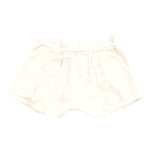 PLEATED SHORT- WHITE