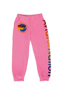 AV SWEATPANT- NEON PINK