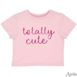TOTALLY CUTE TINSEL TEE