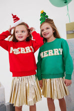 Load image into Gallery viewer, RED MERRY PEARL SWEATER